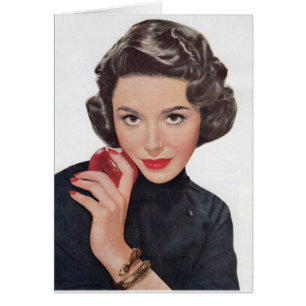 Dana Wynter avec le bracelet de pomme et de
