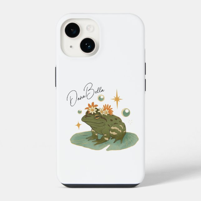 DanaBella der Frosch iPhone 14 Hülle (Rückseite)