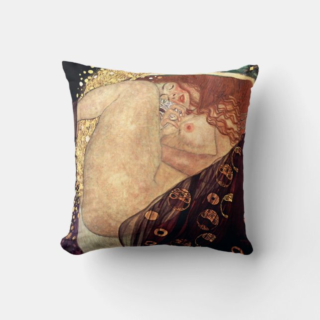 Danae | Gustav Klimt | Kissen (Vorderseite)