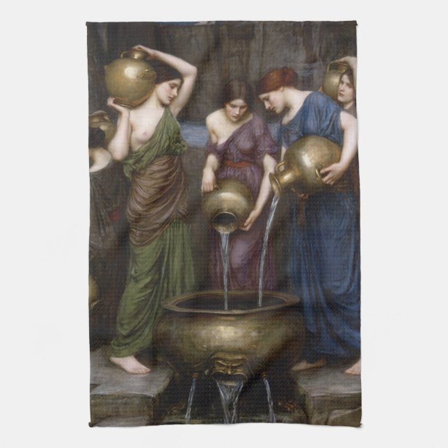 Danaides John William Waterhouse Küchentuch (Vertikal)