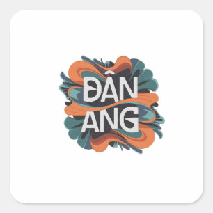 Danang Quadratischer Aufkleber