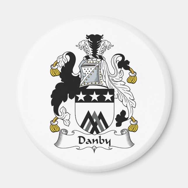 Danby Familienwappen Magnet (Vorne)