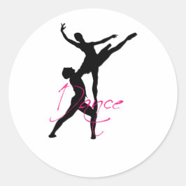 Dance_3 Runder Aufkleber