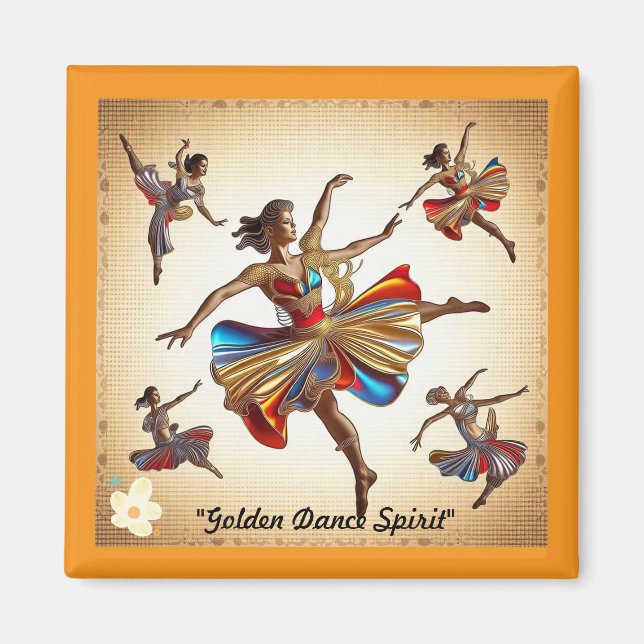 "Dance and Music Unite" Magnet (Vorne)