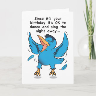 Dance and Sing Birthday Card Karte