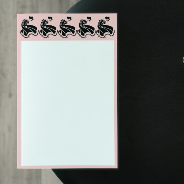 Dance Art Nouveau Ladys Briefpapier (Von Creator hochgeladen)