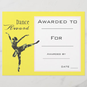 Dance Award Girl Ballet Tänzerin