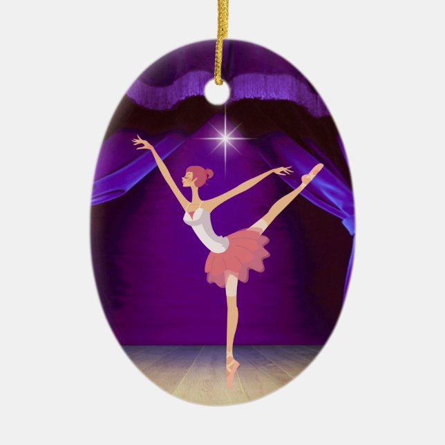 Dance Ballerina - SRF Keramik Ornament (Vorne)