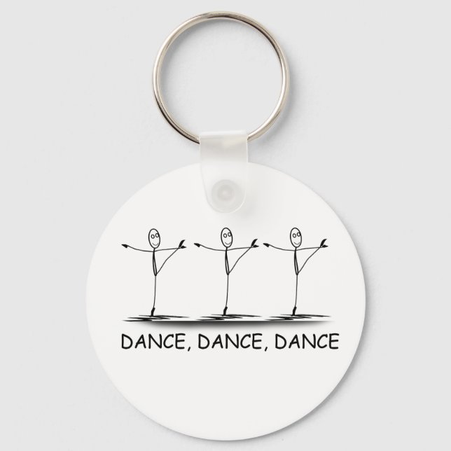 Dance Ballet Ballerina Funny Schlüsselanhänger (Vorderseite)