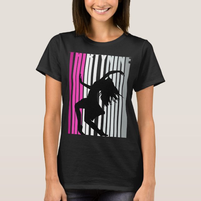 Dance Birthday Dancer Queen Contempora T-Shirt (Vorderseite)