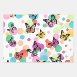 Dance butterflies Garden Geschenkpapier Set