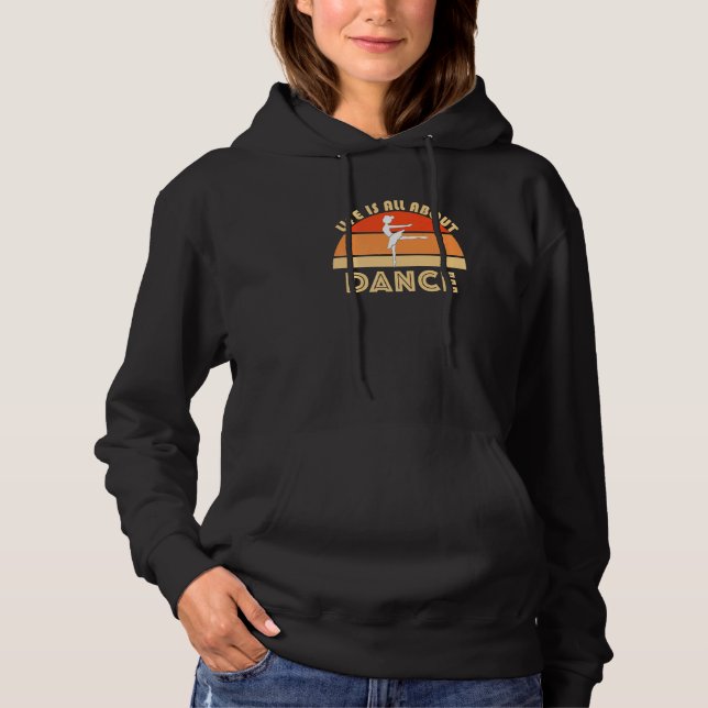 Dance Class Ballerina Ballet Dancing Jete Plie Bar Hoodie (Vorderseite)