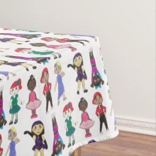 Dance Class Ballet Stich Jazz Lyrical Acro Dancers Tischdecke