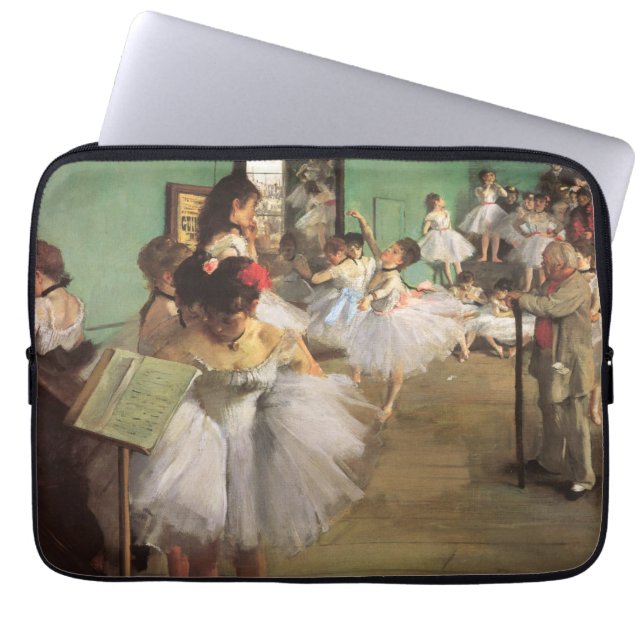 Dance Class by Degas, Vintager Impressionismus Bal Laptopschutzhülle (Vorderseite)