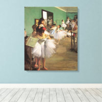 Dance Class by Degas, Vintager Impressionismus Bal