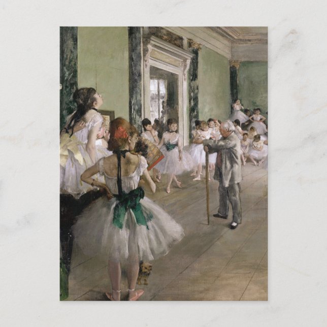 Dance Class Edgar Degas Postkarte (Vorderseite)
