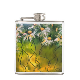 Dance Daisy Dance Surrealistische Art Flachmann