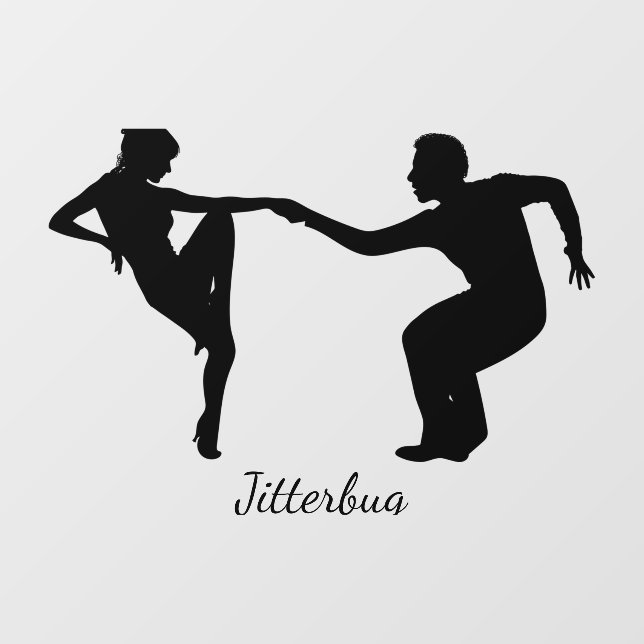 Dance Dancing Design Window Cloning Fensteraufkleber (Blatt)