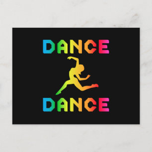 Dance Dancing Party Music Dancer Gift Idee Postkarte