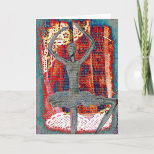 Dance Digital Collage Karte