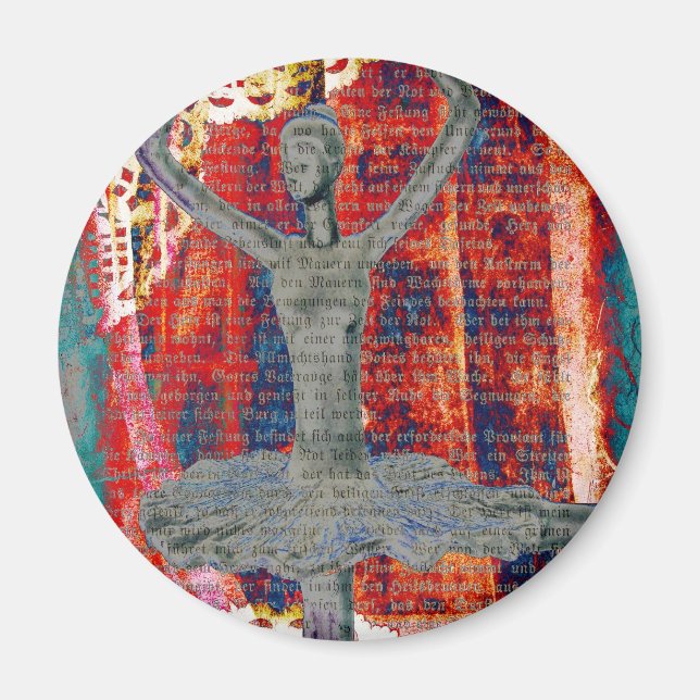 Dance Digital Collage Magnet (Vorne)