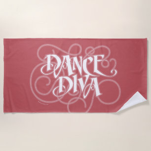 Dance Diva Beach Handtuch