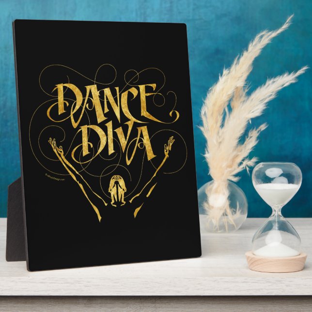 Dance Diva Fotoplatte (Seite)