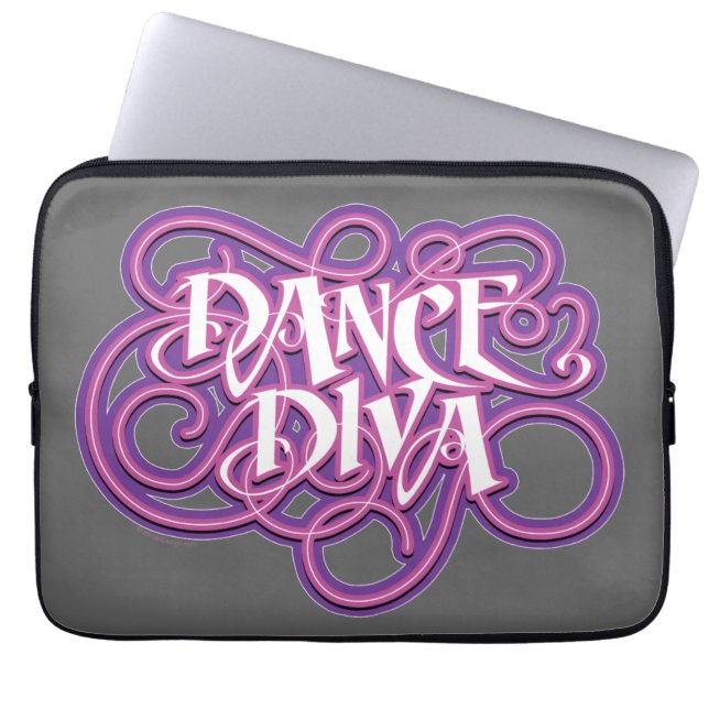 Dance Diva Laptop Sleeve (Vorderseite)