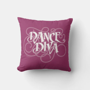 Dance Diva Throw Pillow Kissen