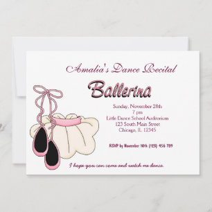 Dance-Erwägung Einladung