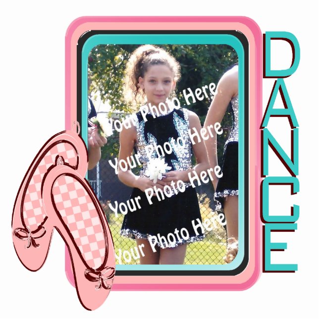 Dance Foto Frame Freistehende Fotoskulptur (Vorne)