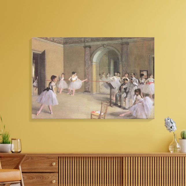 Dance Foyer an der Oper von Edgar Degas Leinwanddruck (Insitu (Wohnzimmer))