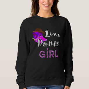 Dance Girl Line Dancing Western Countdown Sweatshirt