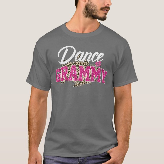 Dance Grammy Leopard Funny Dancing Grammy Mothers  T-Shirt (Vorderseite)