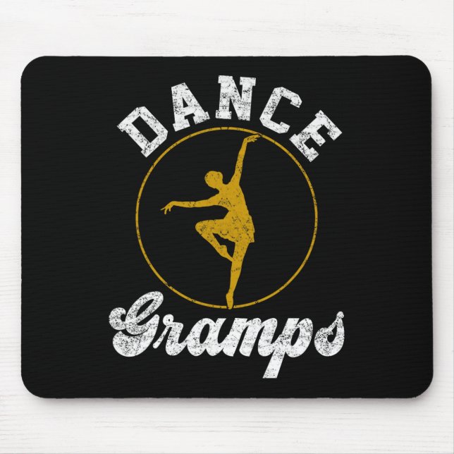 Dance Gramps Dance Lover Vathers Day Mousepad (Vorne)