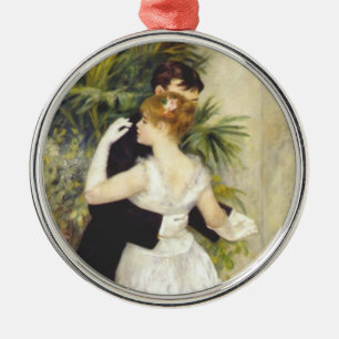 Dance in the City by Renoir Silbernes Ornament