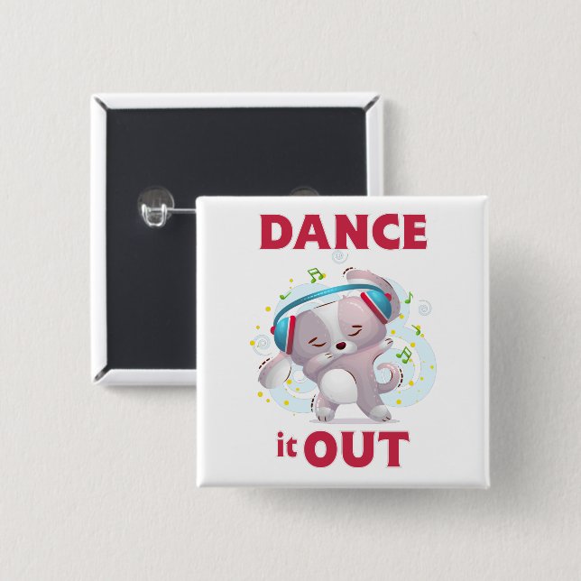 Dance it Out Button (Vorne & Hinten)