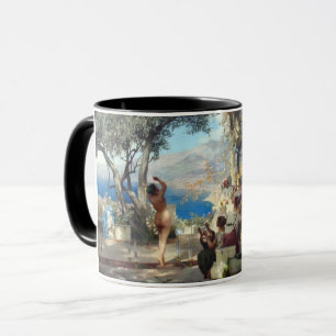 Dance Lady with Daggys in Italien Tasse