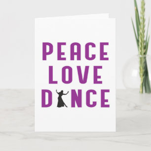 Dance Liebe Dancing Party Sport Dancer Funny Gift Karte