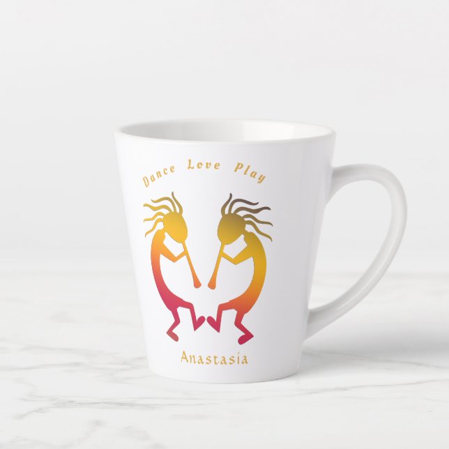 Dance Liebe Play Enjoy Life Milchtasse (Rechts)