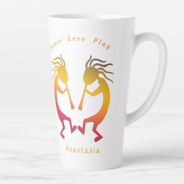 Dance Liebe Play Enjoy Life Milchtasse (Rechts)