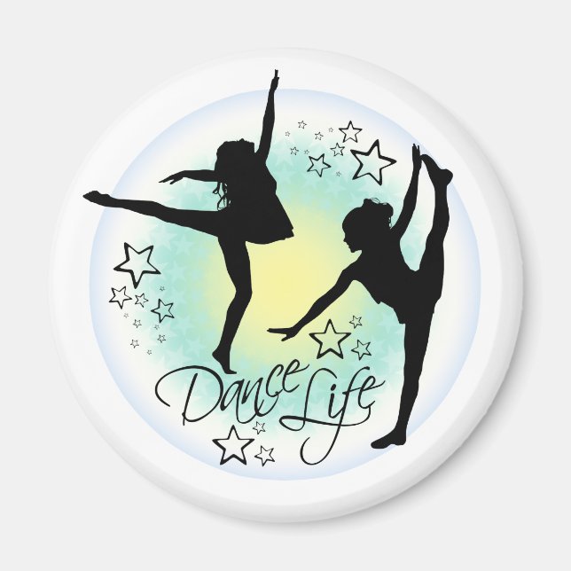 Dance Life, Dancer's Kühlschrank Magnet (Vorne)