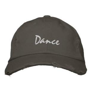Dance Light Text Bestickte Baseballkappe