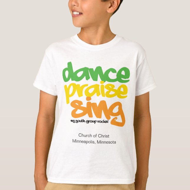 Dance Loise Sing Jugendgruppe Persönliches Shirt (Vorderseite)