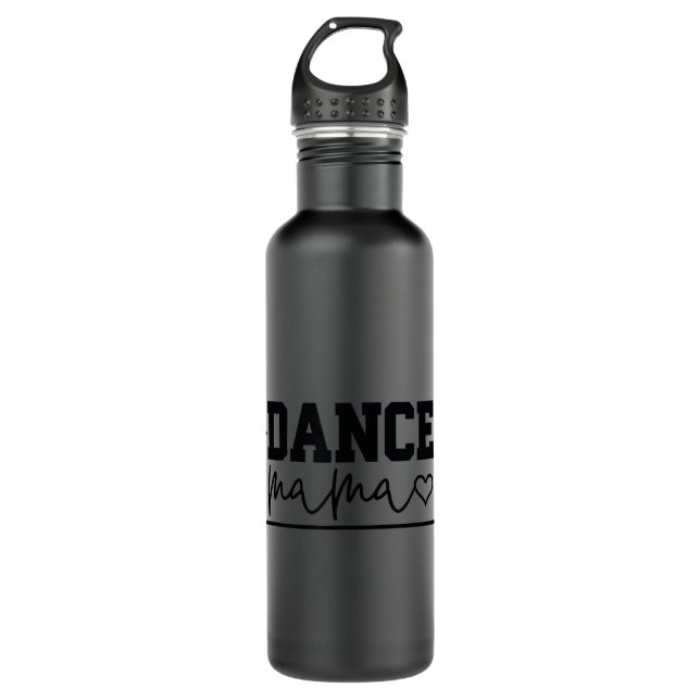 Dance Mama Shirt Dance Mama Dancer Funny Mama Moth Edelstahlflasche (Vorderseite)