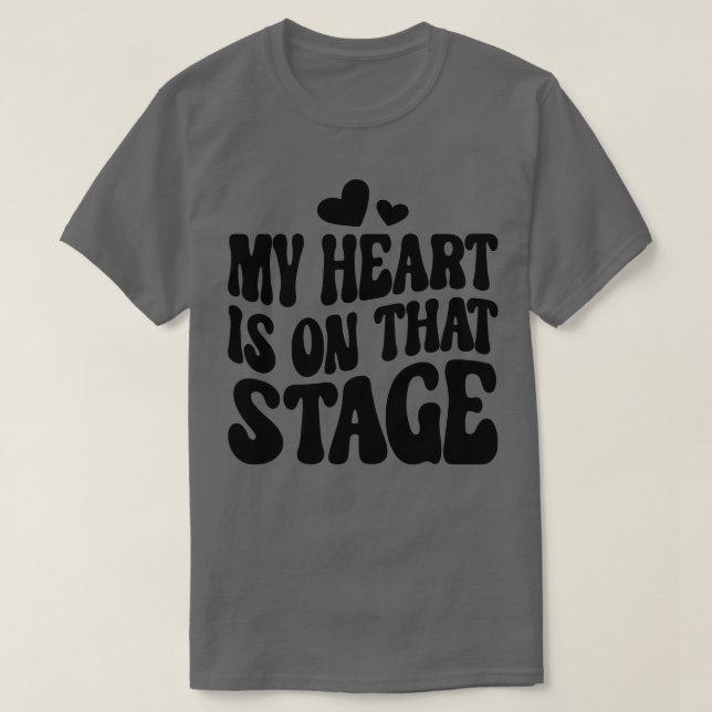 Dance Mama T-Shirt mein Herz ist auf dieser Bühne  (Design vorne)