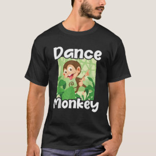 Dance Monkey Disco Affen Primat Delta Zoo Anim T-Shirt