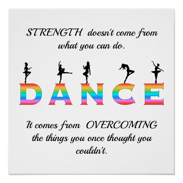 Dance, multicoloured poster (Vorderseite)