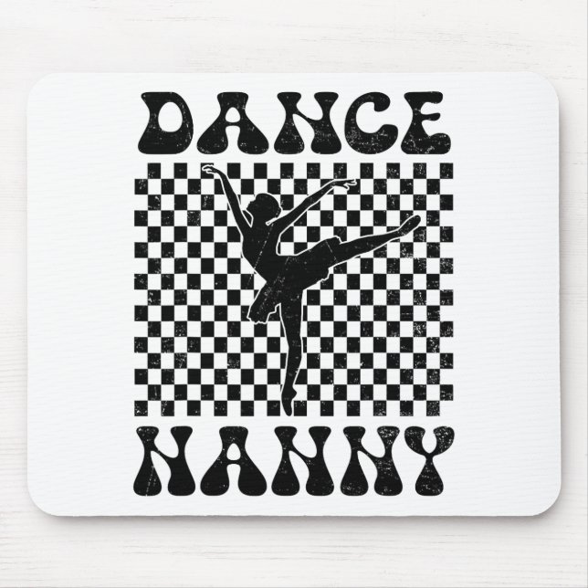 Dance Nanny Dance Lover Mütter Day Mousepad (Vorne)