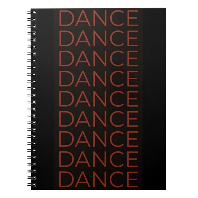 Dance-Notebook Notizblock (Vorderseite)
